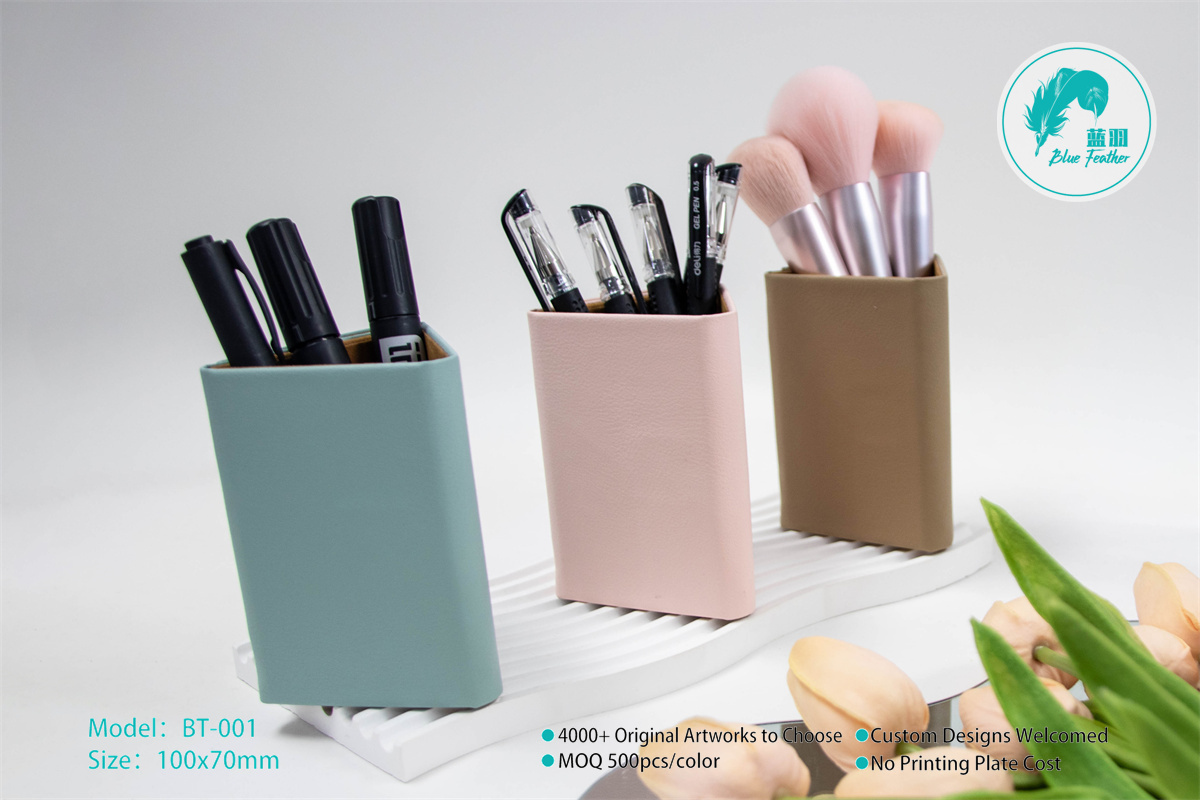 Modern Solid Color Pen and Glasses Box for Office Desktop Organizer
